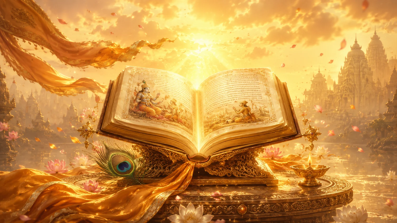 Sacred Bhagavad-gita book